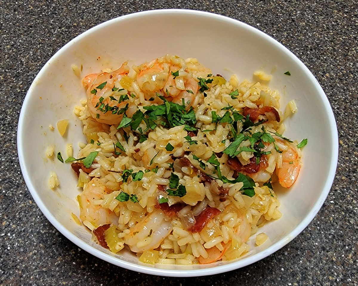 Spicy Shrimp
        & Rice