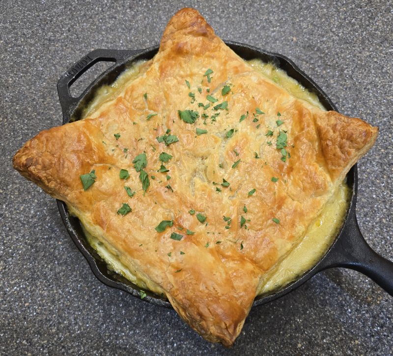 Cast Iron Chicken Pot Pie